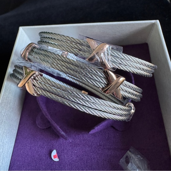 🔆 CHARRIOL twist bangle (triple) - Picture 6 of 7